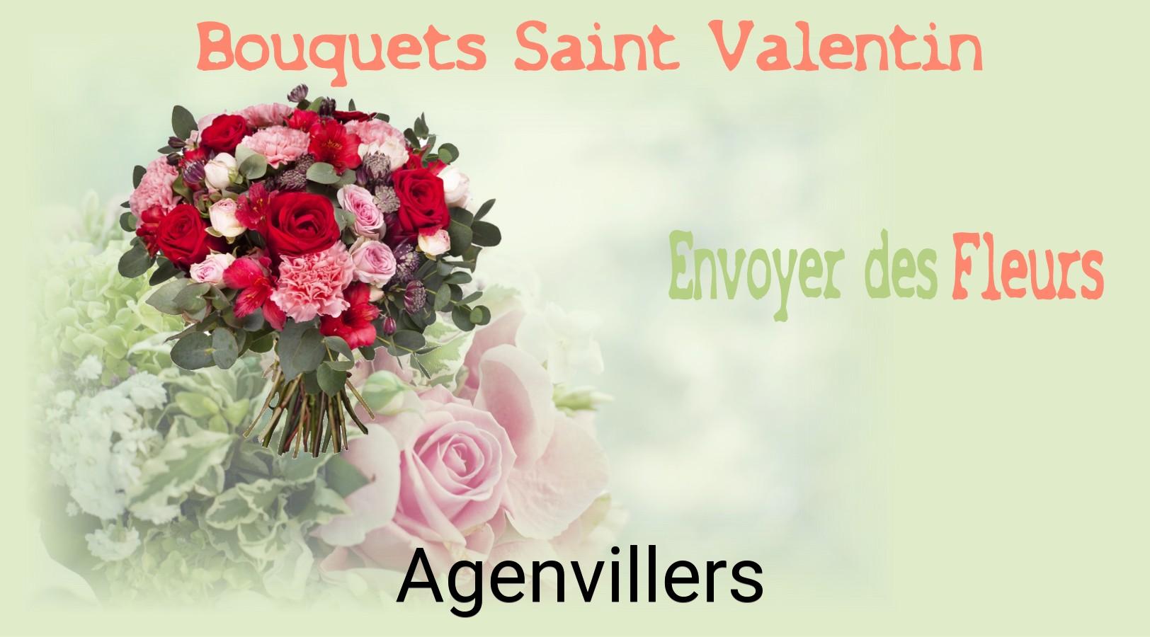 Roses de Saint-Valentin livrées à Agenvillers